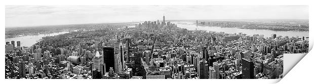 New York Skyline Print by Gary Lewis