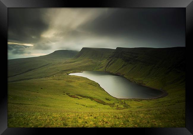 Llyn y Fan Fach Framed Print by Creative Photography Wales