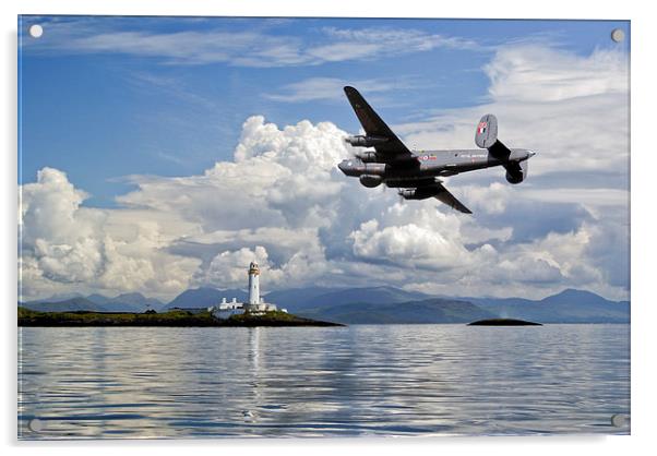 Shackleton heading out on patrol Acrylic by Gary Eason