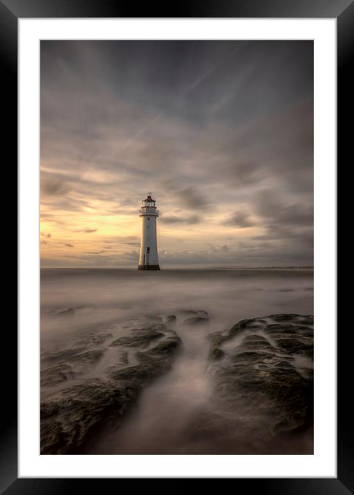 A portrait of Perch Rock lighthouse Framed Mounted Print by Paul Farrell Photography