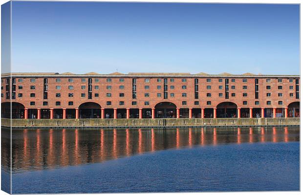 Albert Docks, Liverpool Canvas Print by Diane Griffiths