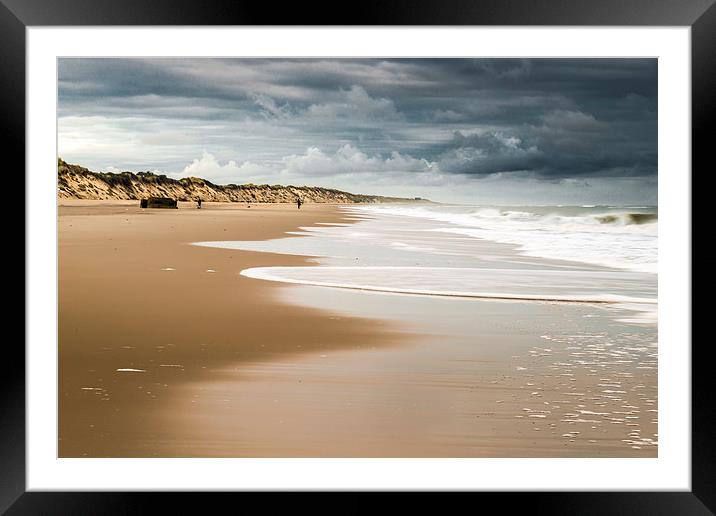 Hemsby Beach Framed Mounted Print by Stephen Mole