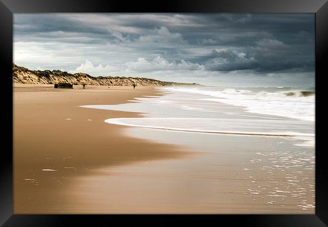Hemsby Beach Framed Print by Stephen Mole