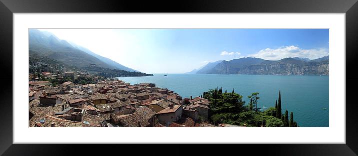 Lake Garda from Malcesine Framed Mounted Print by Alasdair Rose