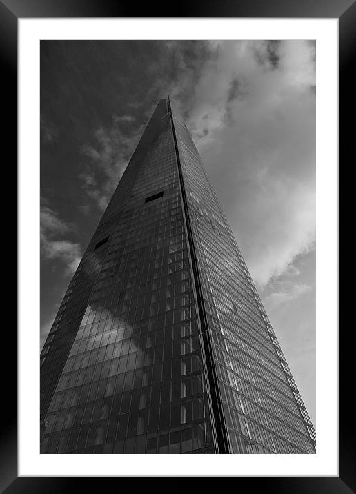 The Shard, London Framed Mounted Print by Graham Custance
