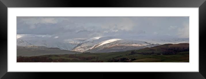 Lake District Mountains Framed Mounted Print by Paul Want