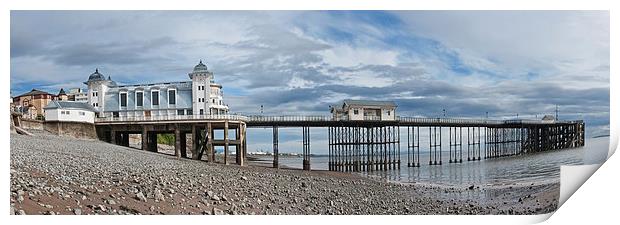 Penarth Pier Panorama 1 Print by Steve Purnell