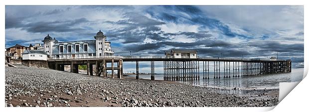 Penarth Pier Panorama 2 Print by Steve Purnell