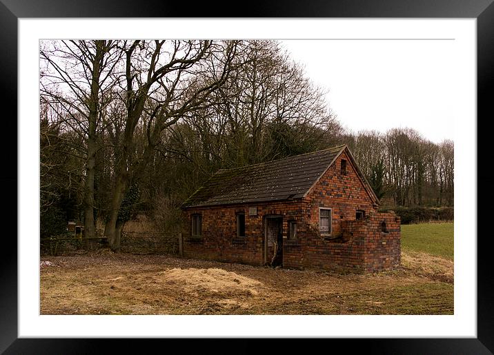 Derelict Farm Outbuilding Framed Mounted Print by Steven Dale