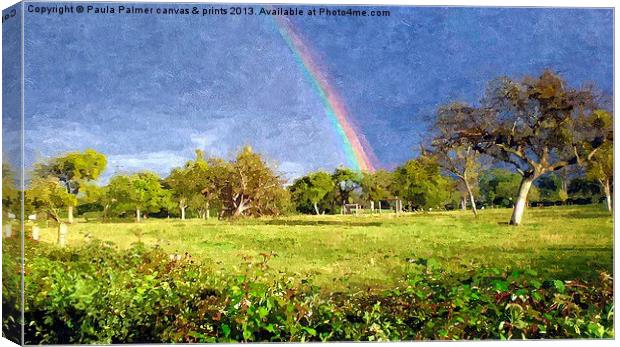 Part of a rainbow! Canvas Print by Paula Palmer canvas