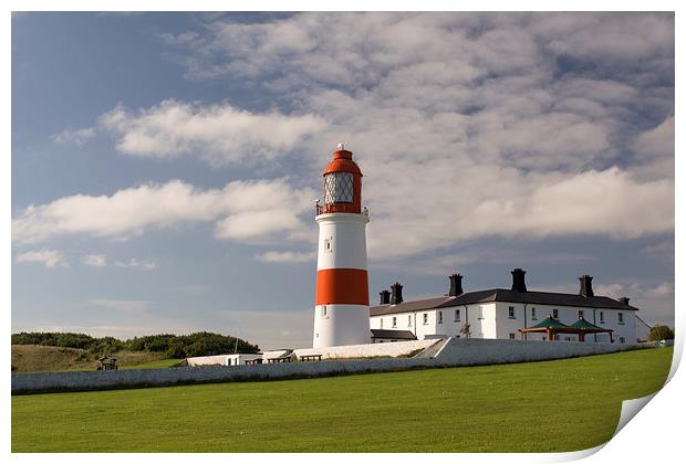 Souter Lighthouse Print by Ray Pritchard