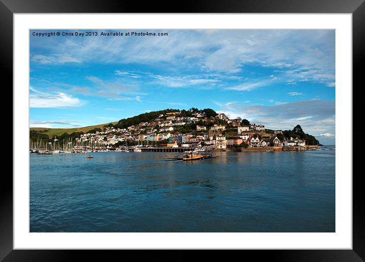 A Majestic View of Kingswear Framed Mounted Print by Chris Day