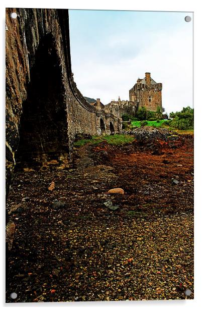 Eilean Donan Castle Acrylic by Ian Jeffrey