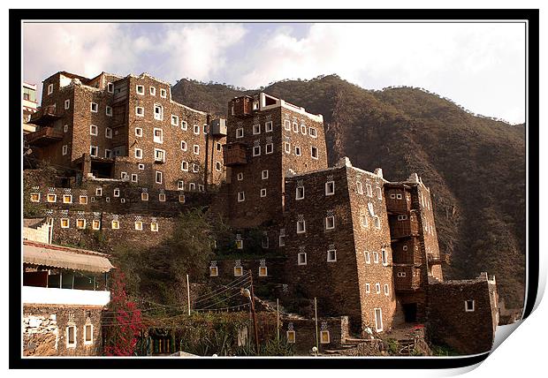 Rijal Alma Houses and Museum Print by Art Magdaluyo