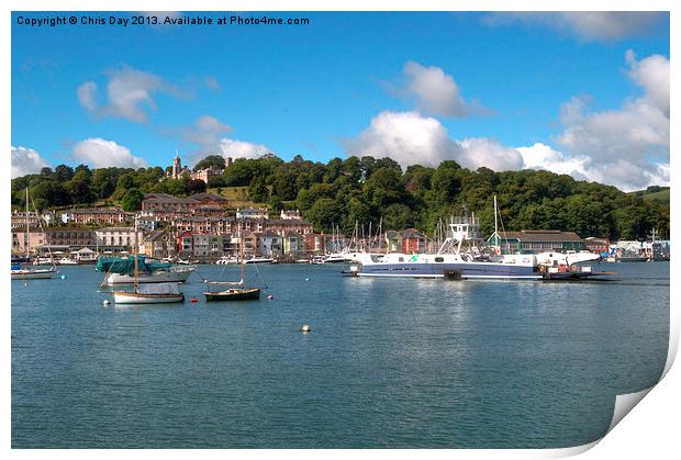 Majestic Dartmouth A Historic Port and Beyond Print by Chris Day