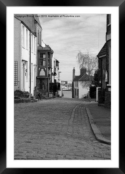 Upnor Framed Mounted Print by Alan Vant