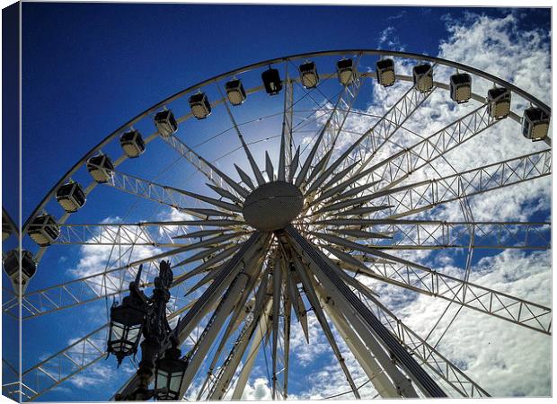 Wheel of Excellence in Brighton Canvas Print by Peter McCormack