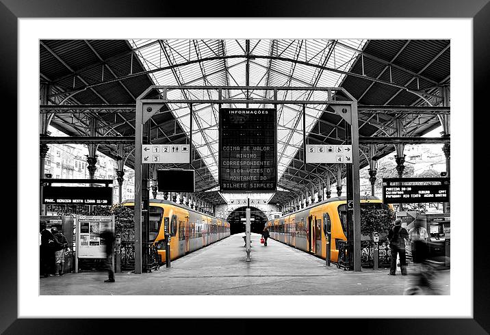 Train Station Framed Mounted Print by Robert Pettitt