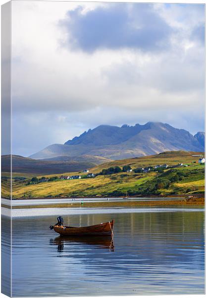 Loch Harport and the Cuillins Canvas Print by Chris Thaxter