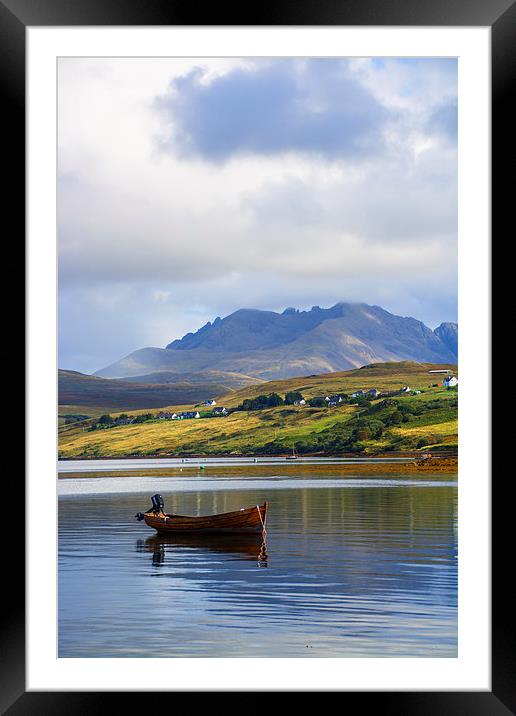 Loch Harport and the Cuillins Framed Mounted Print by Chris Thaxter