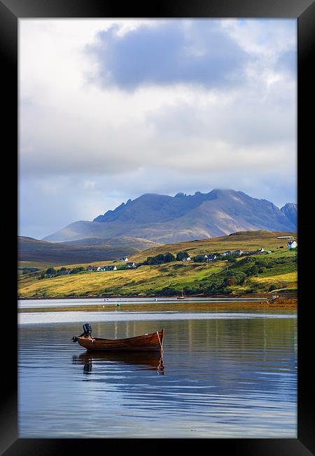 Loch Harport and the Cuillins Framed Print by Chris Thaxter
