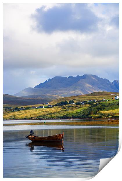 Loch Harport and the Cuillins Print by Chris Thaxter
