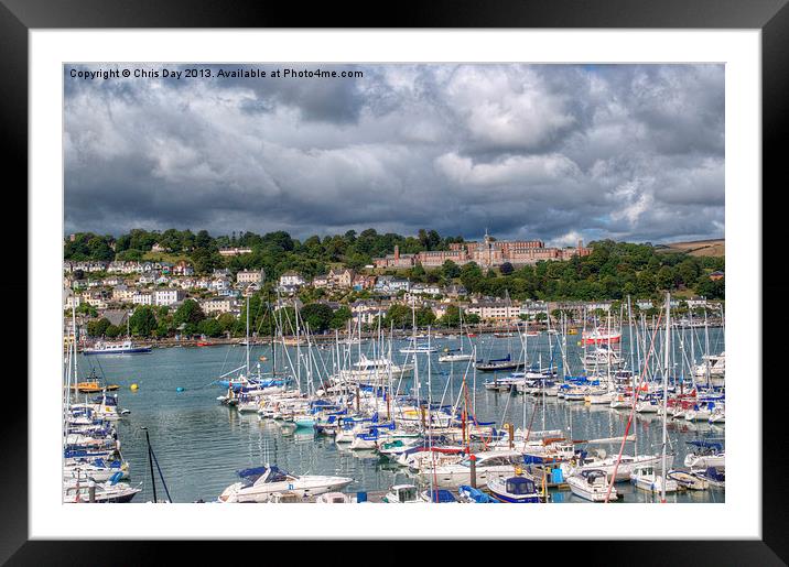 Majestic Dartmouth A Historic Port of Unique Charm Framed Mounted Print by Chris Day