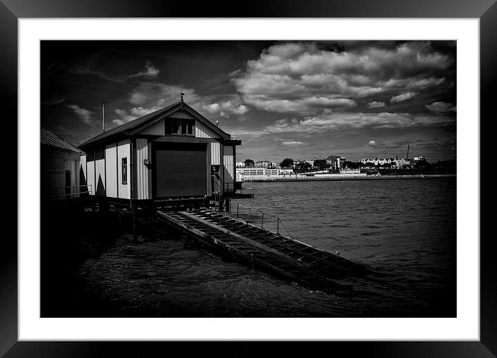 Clacton Pier Lifeboat Station & Slipway Framed Mounted Print by Phil Clements