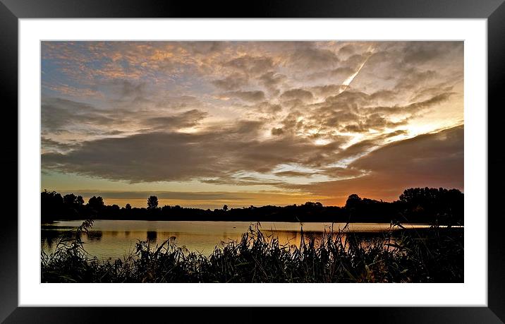 Sunrise Framed Mounted Print by Sue Bottomley