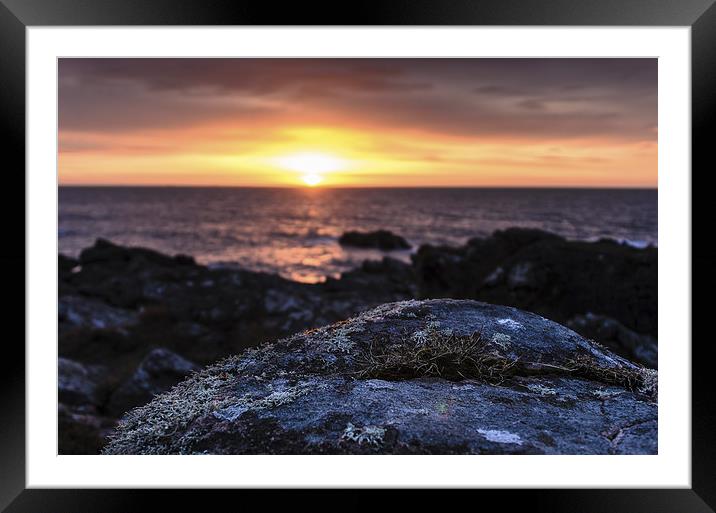 Aberdeen Coast Sunrise Framed Mounted Print by Michael Moverley