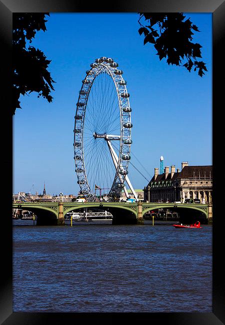 London Eye Framed Print by Dean Messenger