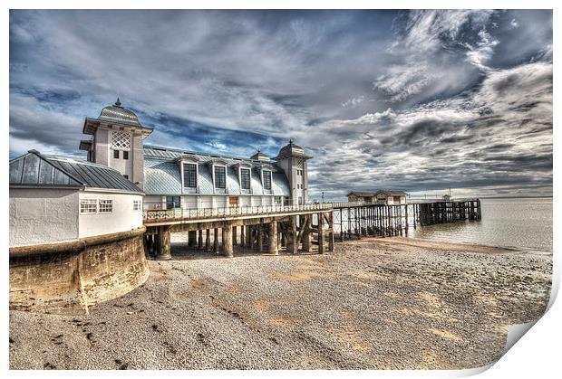 Penarth Pier 5 Print by Steve Purnell