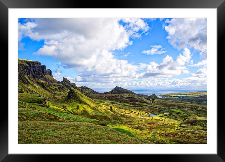 Quiraing View Framed Mounted Print by Chris Thaxter