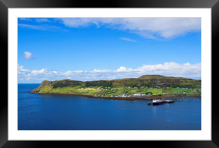 Uig Isle of Skye Framed Mounted Print by Chris Thaxter