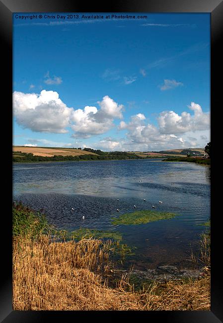 Slapton Ley Framed Print by Chris Day