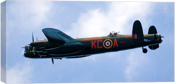 Avro Lancaster Battle of Britain flight Canvas Print by eric carpenter