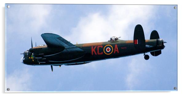 Avro Lancaster Battle of Britain flight Acrylic by eric carpenter