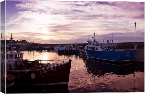 Seahouses Canvas Print by Northeast Images