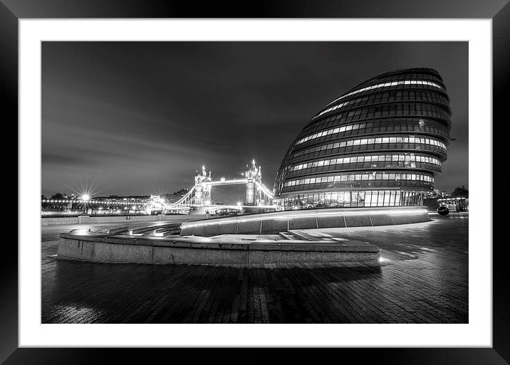 Tower Bridge Alternative View Framed Mounted Print by liam young