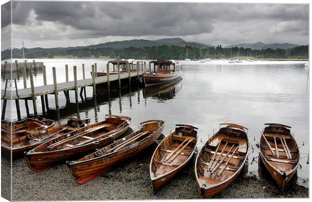 Lake Windermere Ambleside Canvas Print by Tony Bates