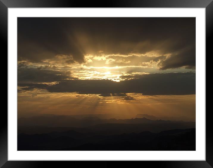 Light and Clouds Framed Mounted Print by Ralph Schroeder