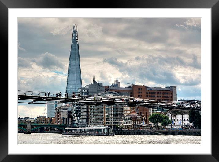 The Shard Framed Mounted Print by Tracy Hughes