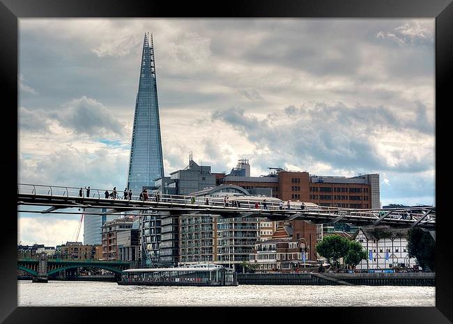 The Shard Framed Print by Tracy Hughes