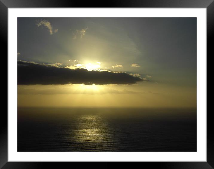Light and clouds II  Framed Mounted Print by Ralph Schroeder