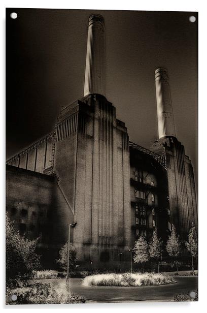 battersea Power station Acrylic by Dean Messenger
