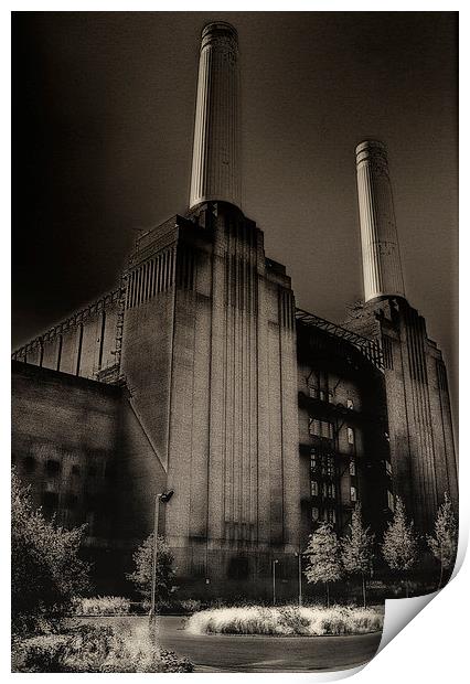battersea Power station Print by Dean Messenger