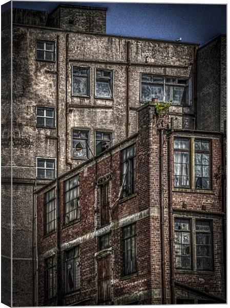 Urban dereliction, Glasgow Canvas Print by Gareth Burge Photography