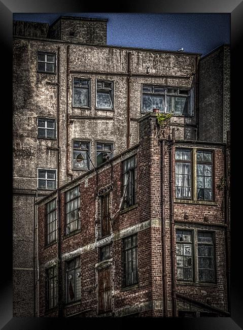Urban dereliction, Glasgow Framed Print by Gareth Burge Photography