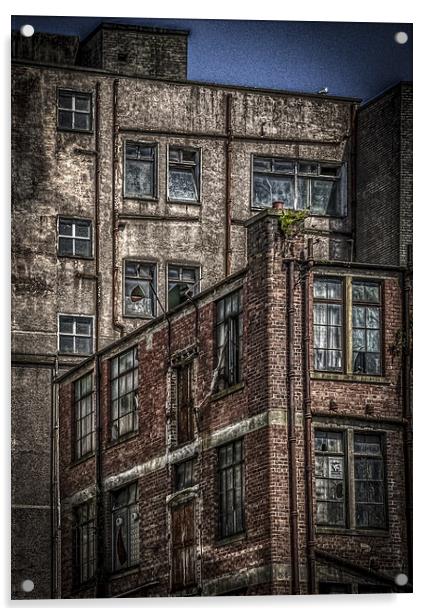 Urban dereliction, Glasgow Acrylic by Gareth Burge Photography