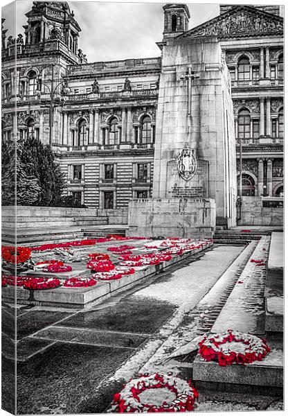 Lest We Forget Canvas Print by Gareth Burge Photography